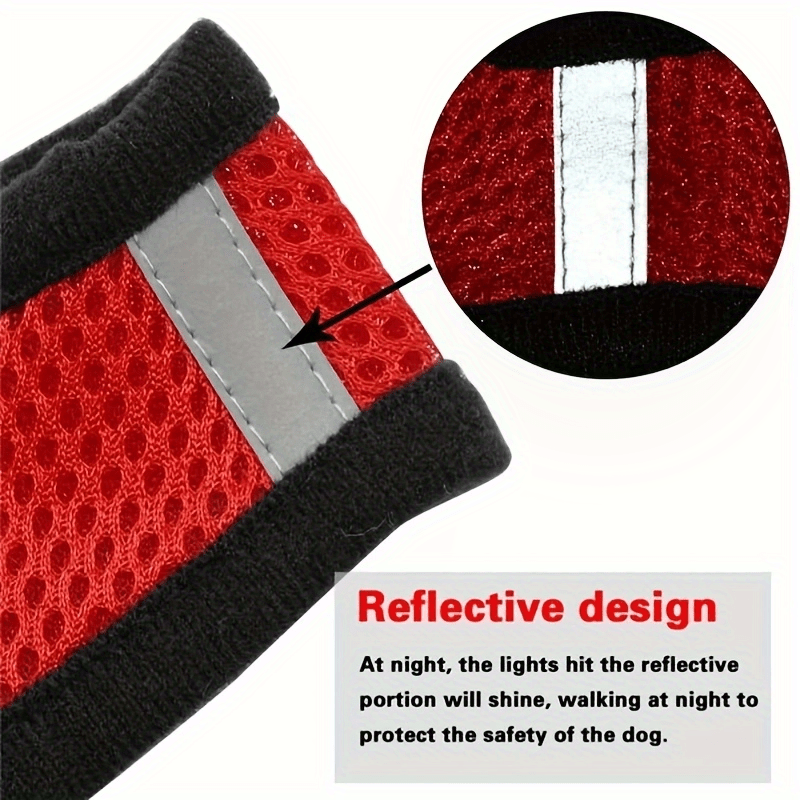 Reflective Cat Harness And Leash