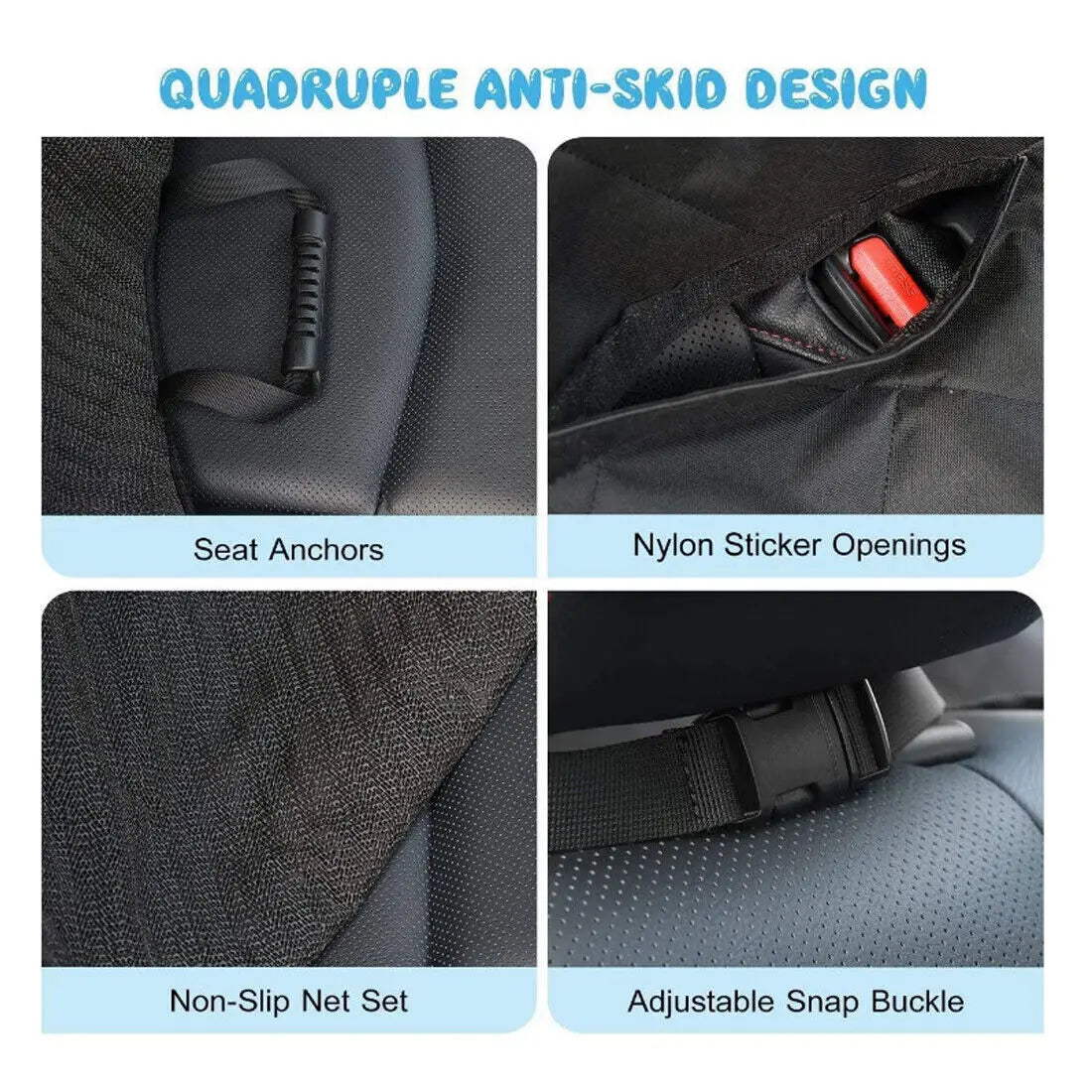 Car Rear Back Seat Cover Waterproof Cushion Mat