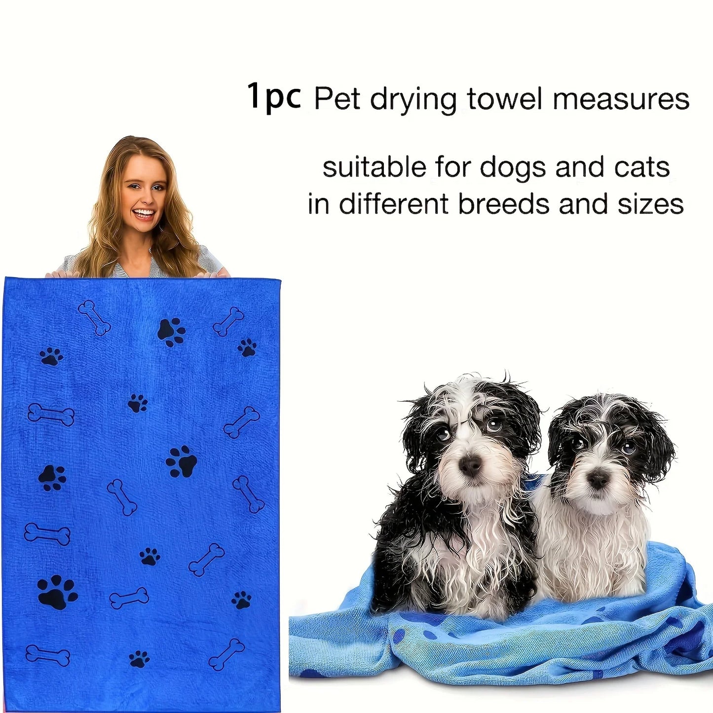 Quick-Drying Microfiber Dog Towel